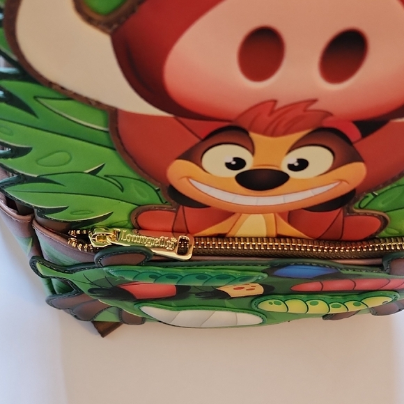 Loungefly Disney Lion King  Grubbs Mini Backpack. NWT Limited Edition. main image 4